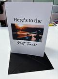 Here’s to the Next Track – Music New Beginnings Card