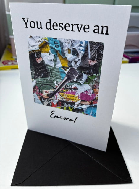 You Deserve an Encore – Music Celebration Card