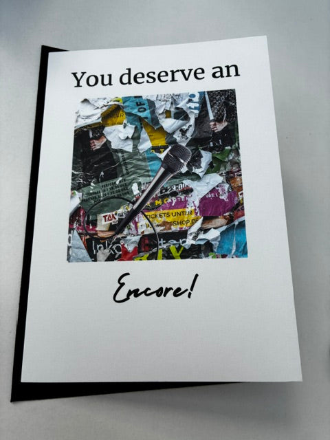 You Deserve an Encore – Music Celebration Card