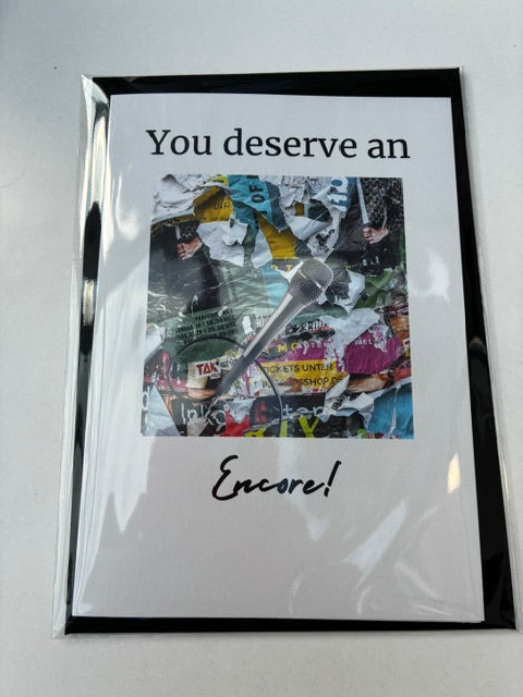 You Deserve an Encore – Music Celebration Card