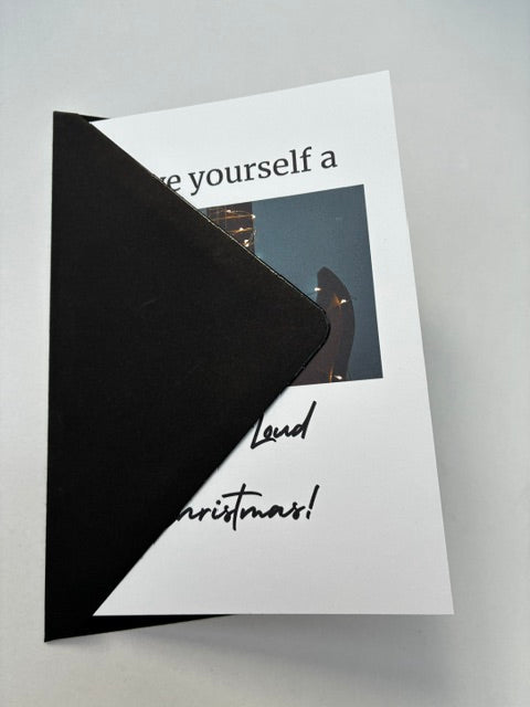 Have Yourself a Very Loud Christmas – Set of 5 Music Christmas Cards + Metallic Pen