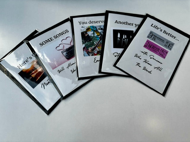 CODA Music Greetings Card Collection – Set of 5 + Complimentary Metallic Pen