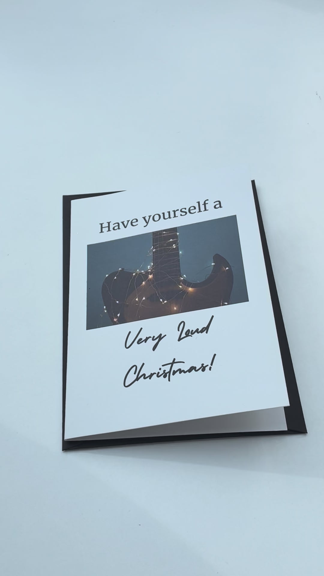 Have Yourself a Very Loud Christmas – Set of 5 Music Christmas Cards + Metallic Pen